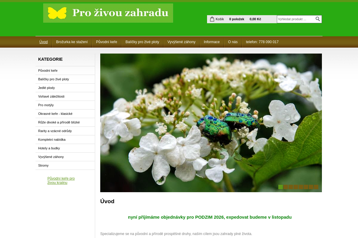 Puvodní keře.cz
