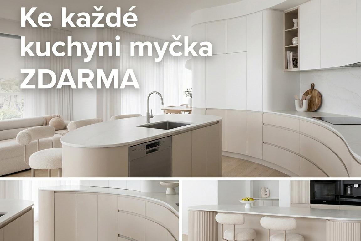 Nová kuchyně + myčka ZDARMA