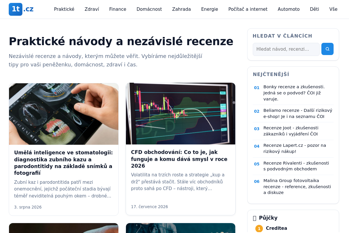 Praktické návody 1t.cz