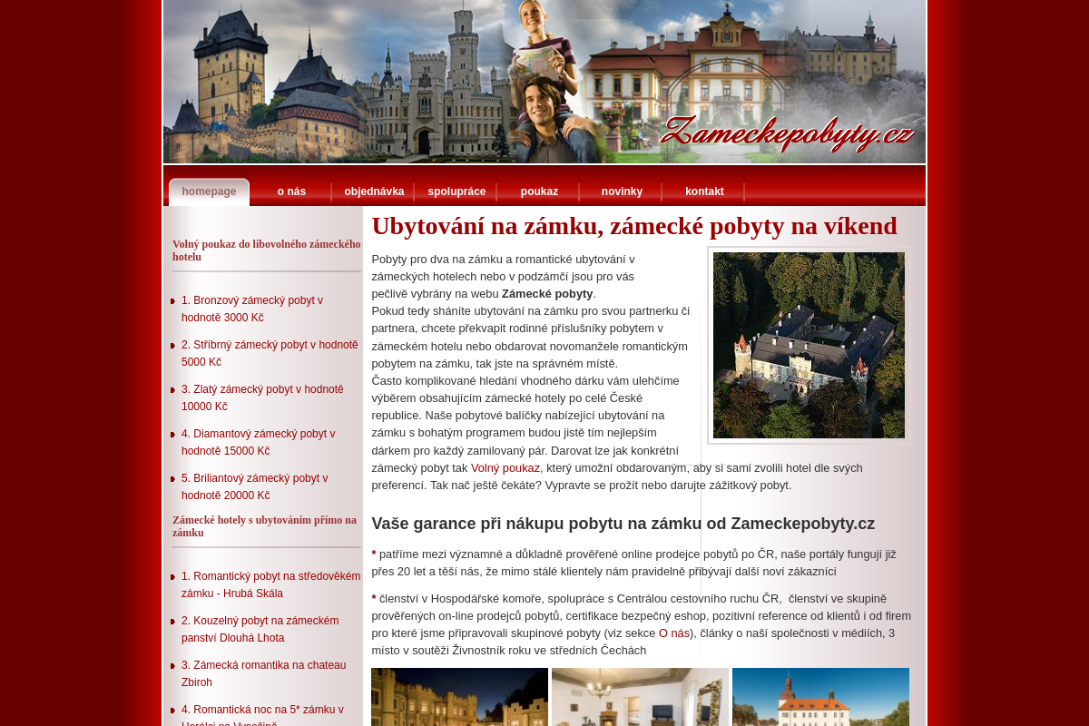 Zameckepobyty.cz