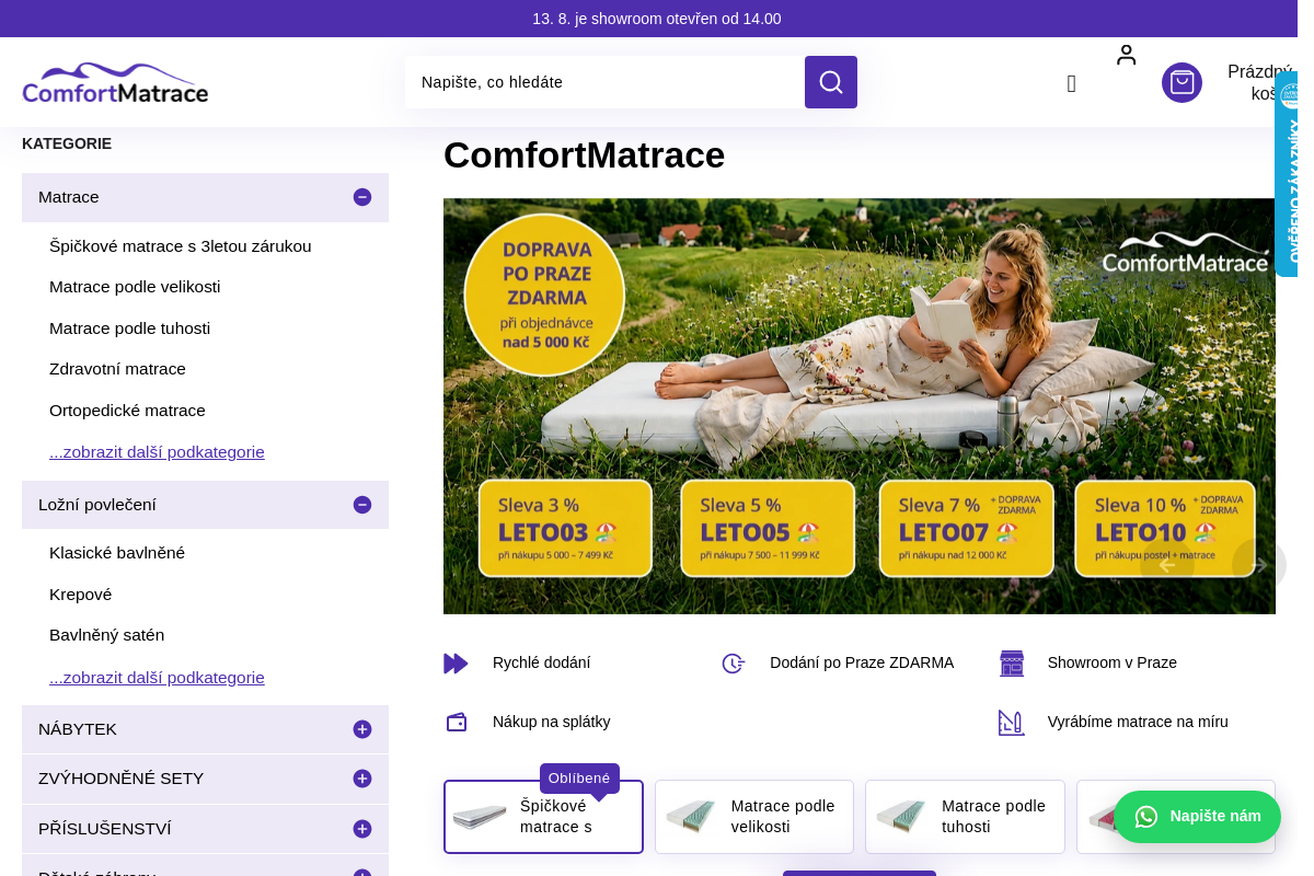 Comfortmatrace.cz