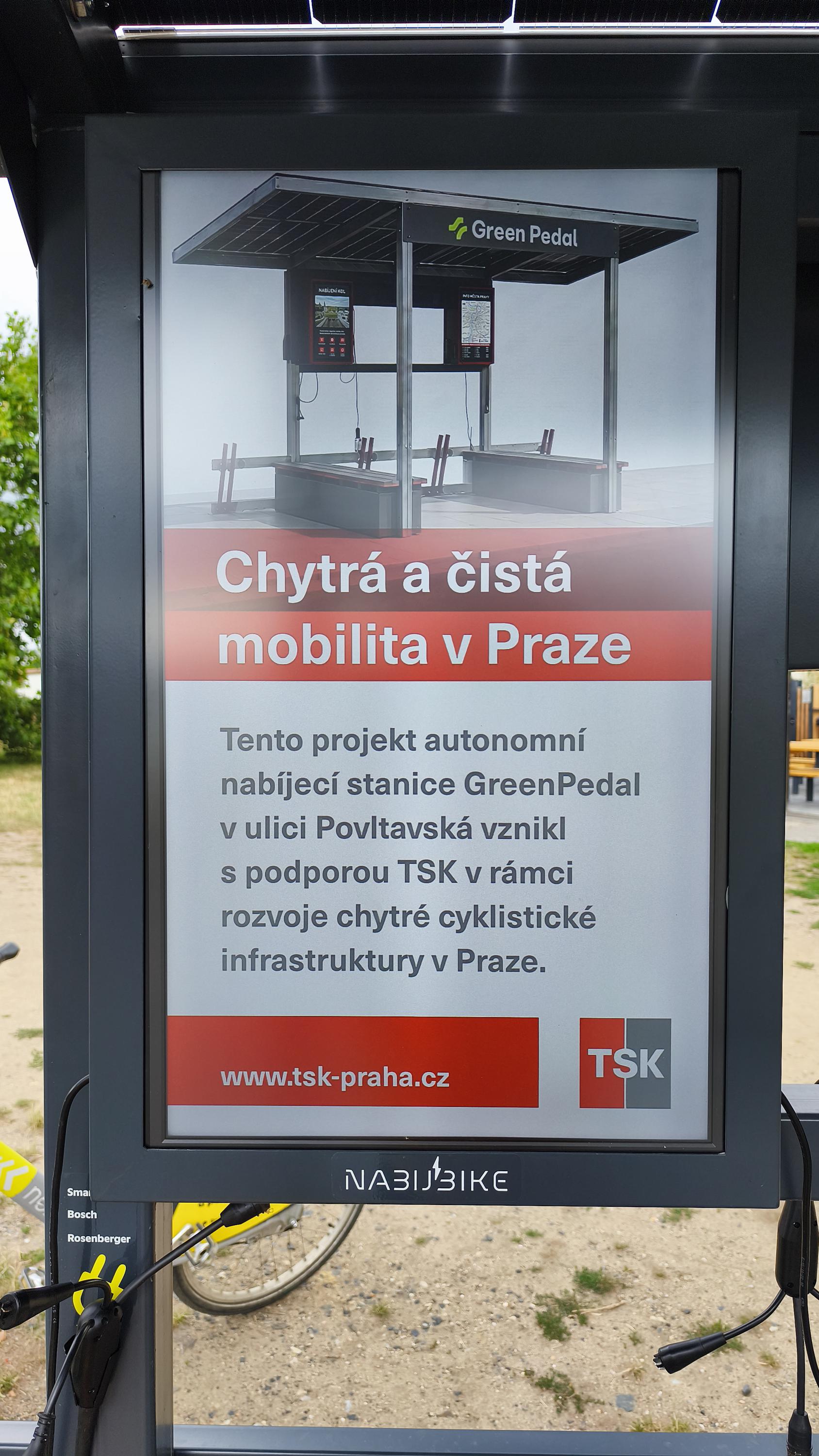 Nabíjecí zásuvka pro elektrokola - Povltavská foto 2
