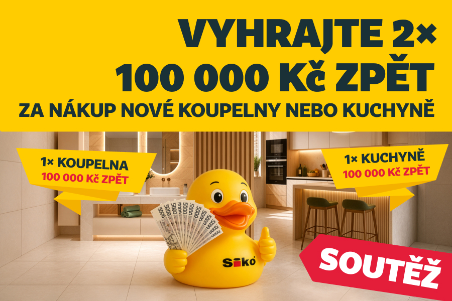 VYHRAJTE 2x 100 000 Kč zpět za nákup