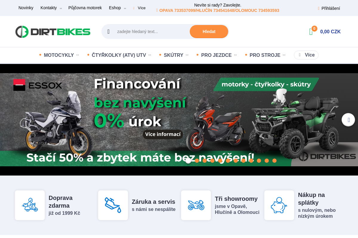 E-shop - Dirtbikes.cz