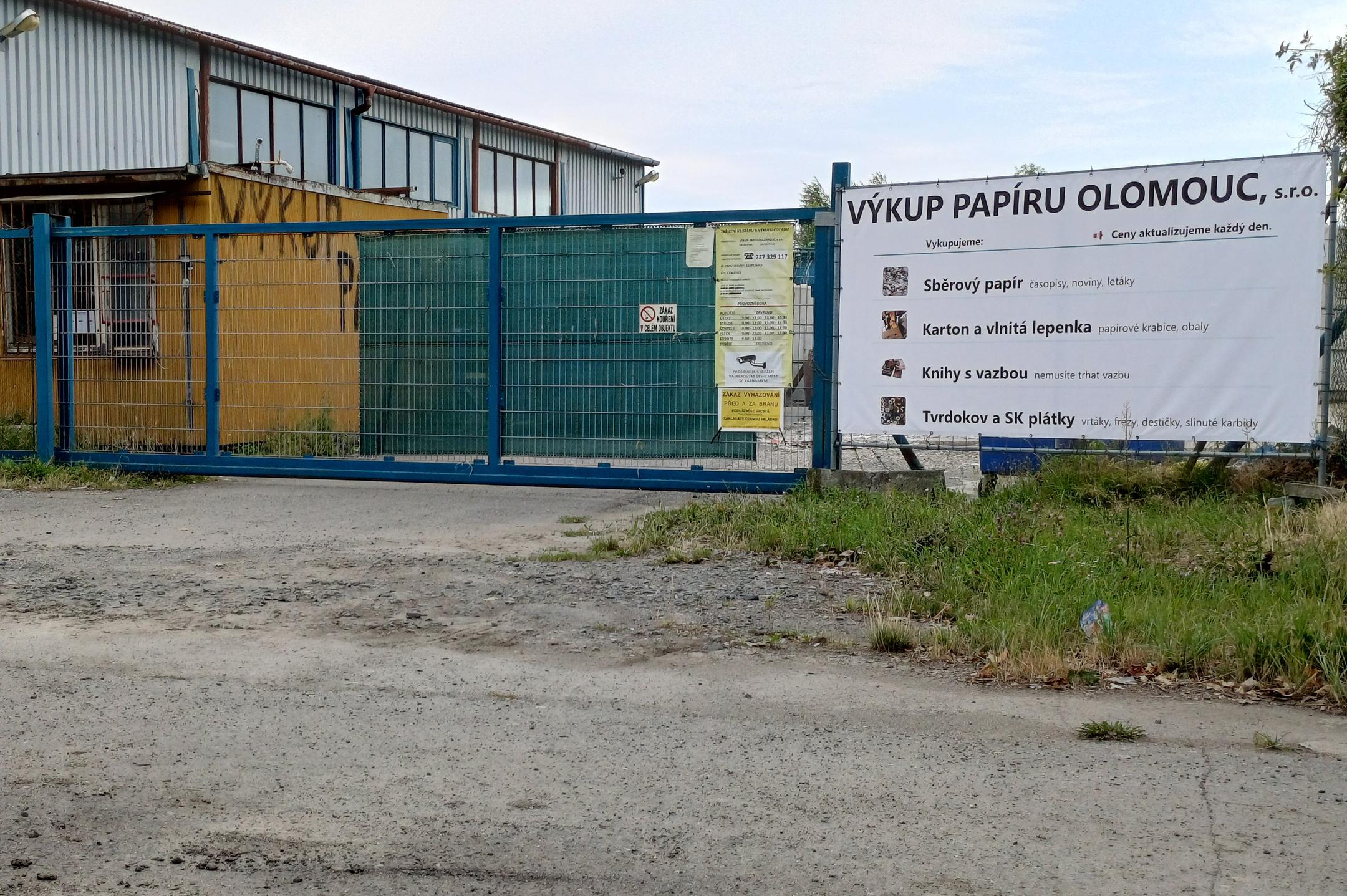 VÝKUP PAPÍRU OLOMOUC, s.r.o.