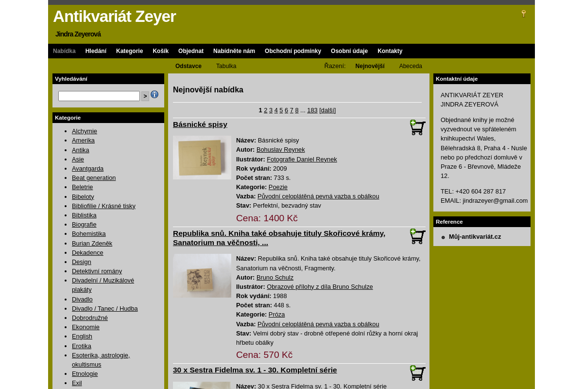 Antikvariat-Zeyer.cz