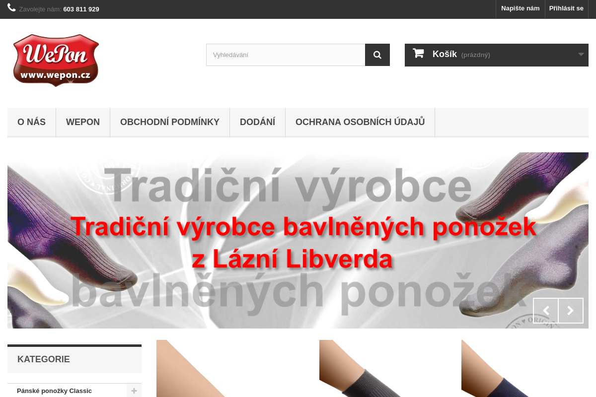 Ponozky-wepon.cz