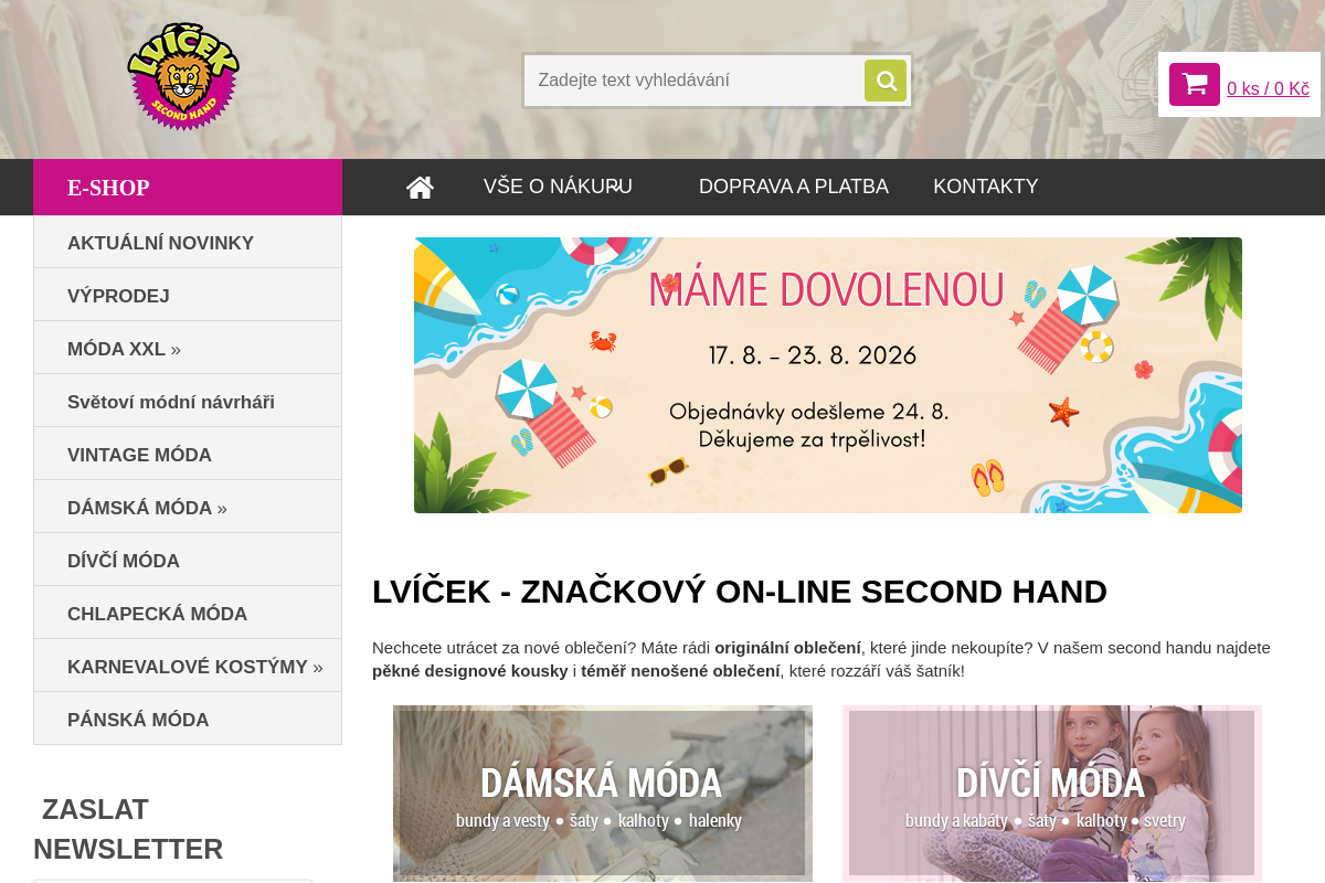 Second-hand-lvicek.cz