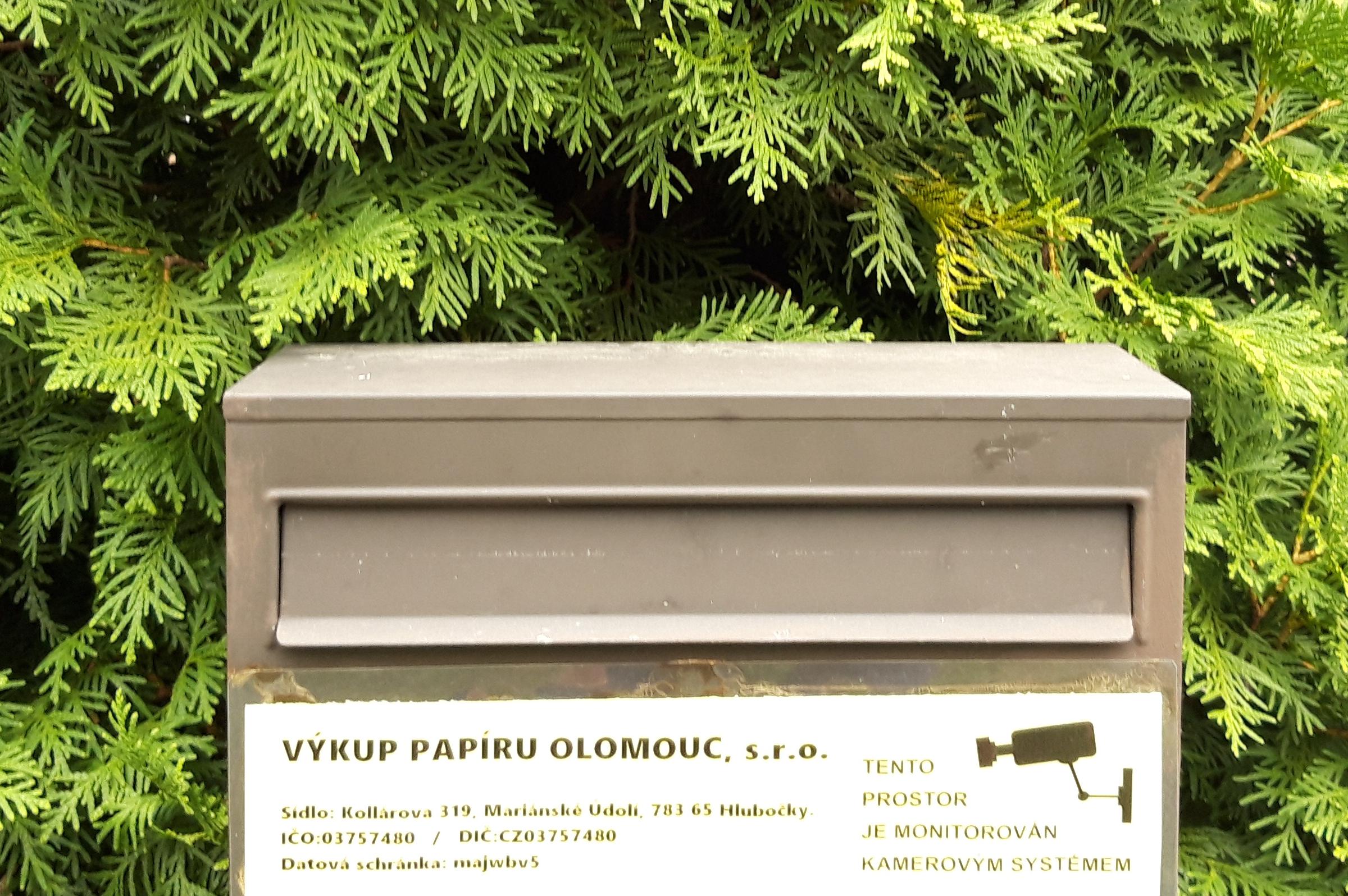 VÝKUP PAPÍRU OLOMOUC, s.r.o.