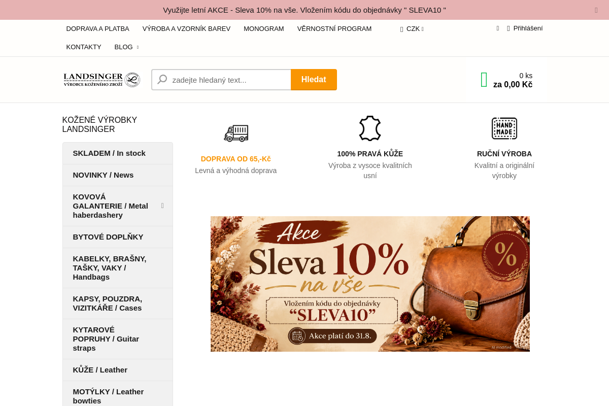 Kožené výrobky Landsinger