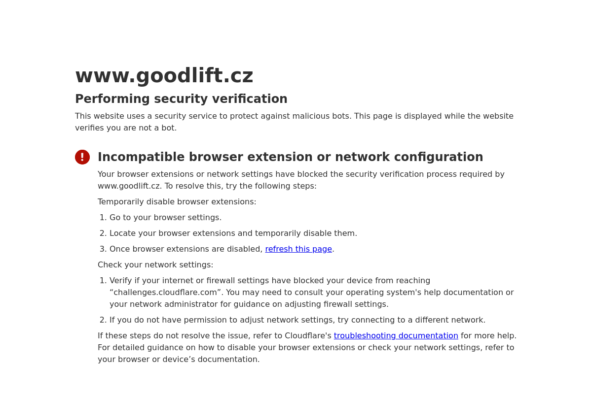 Goodlift.cz