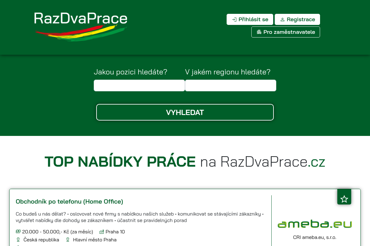 RazDvaPrace.cz