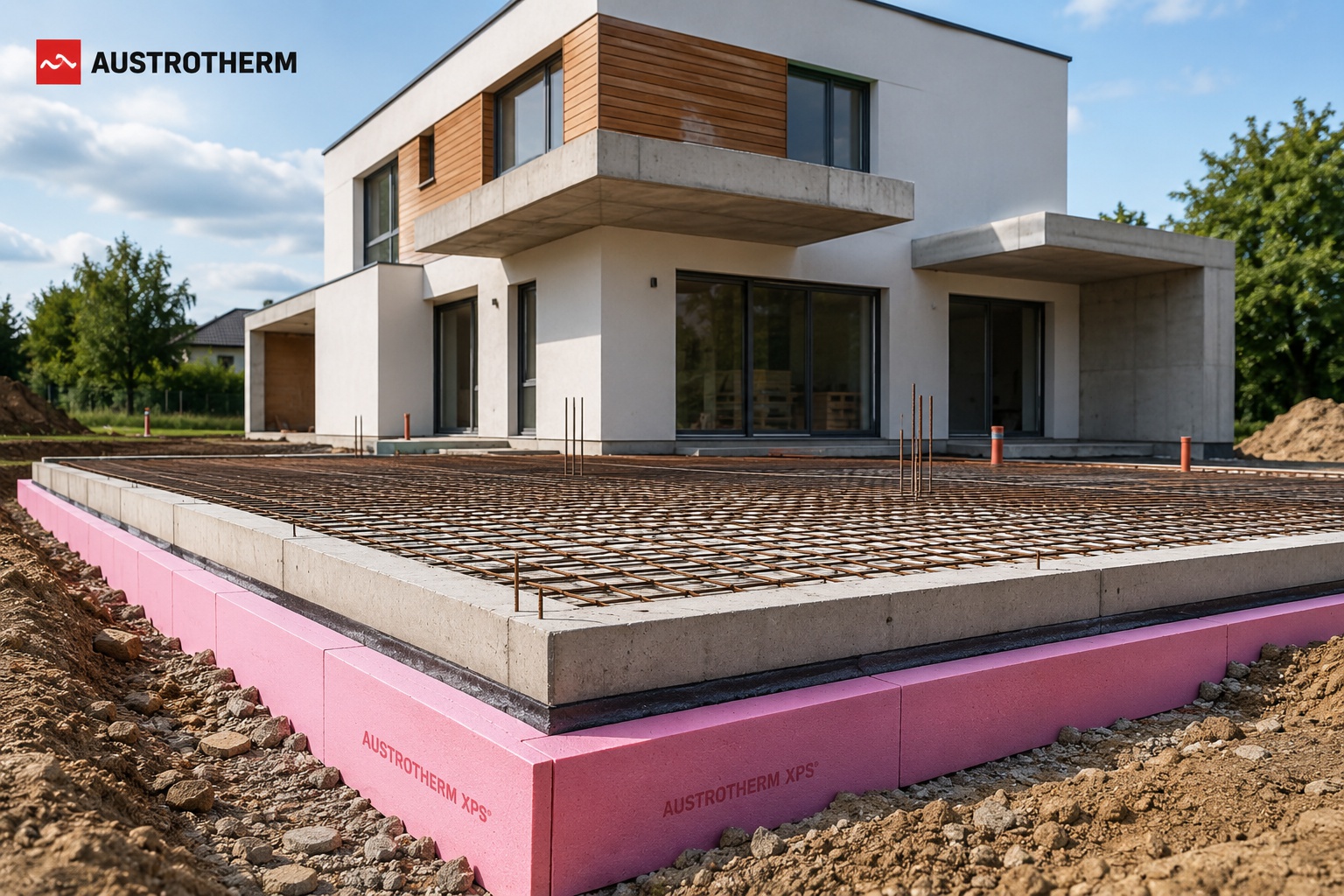 Izolace základové desky Austrotherm XPS