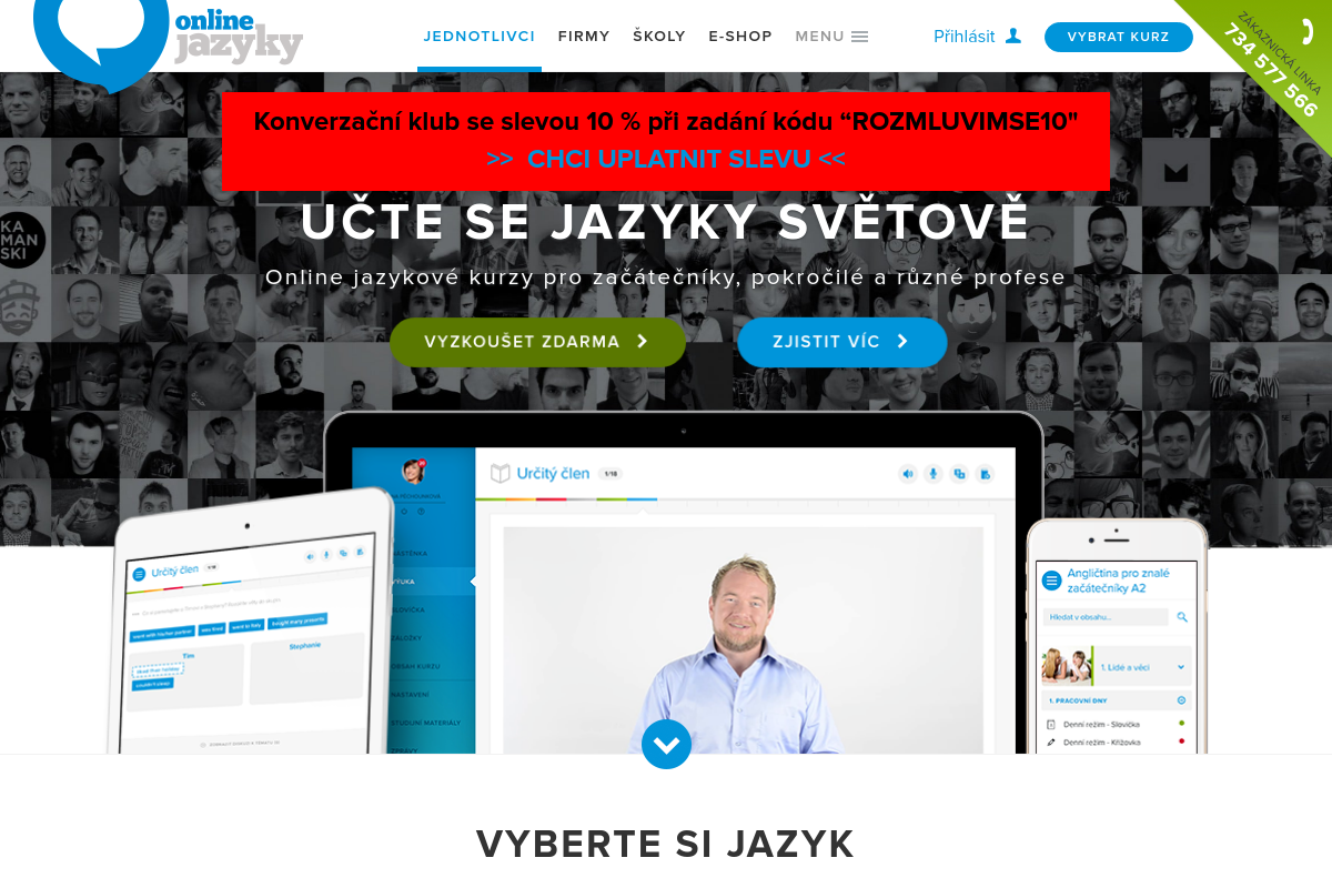 ONLINE jazyky
