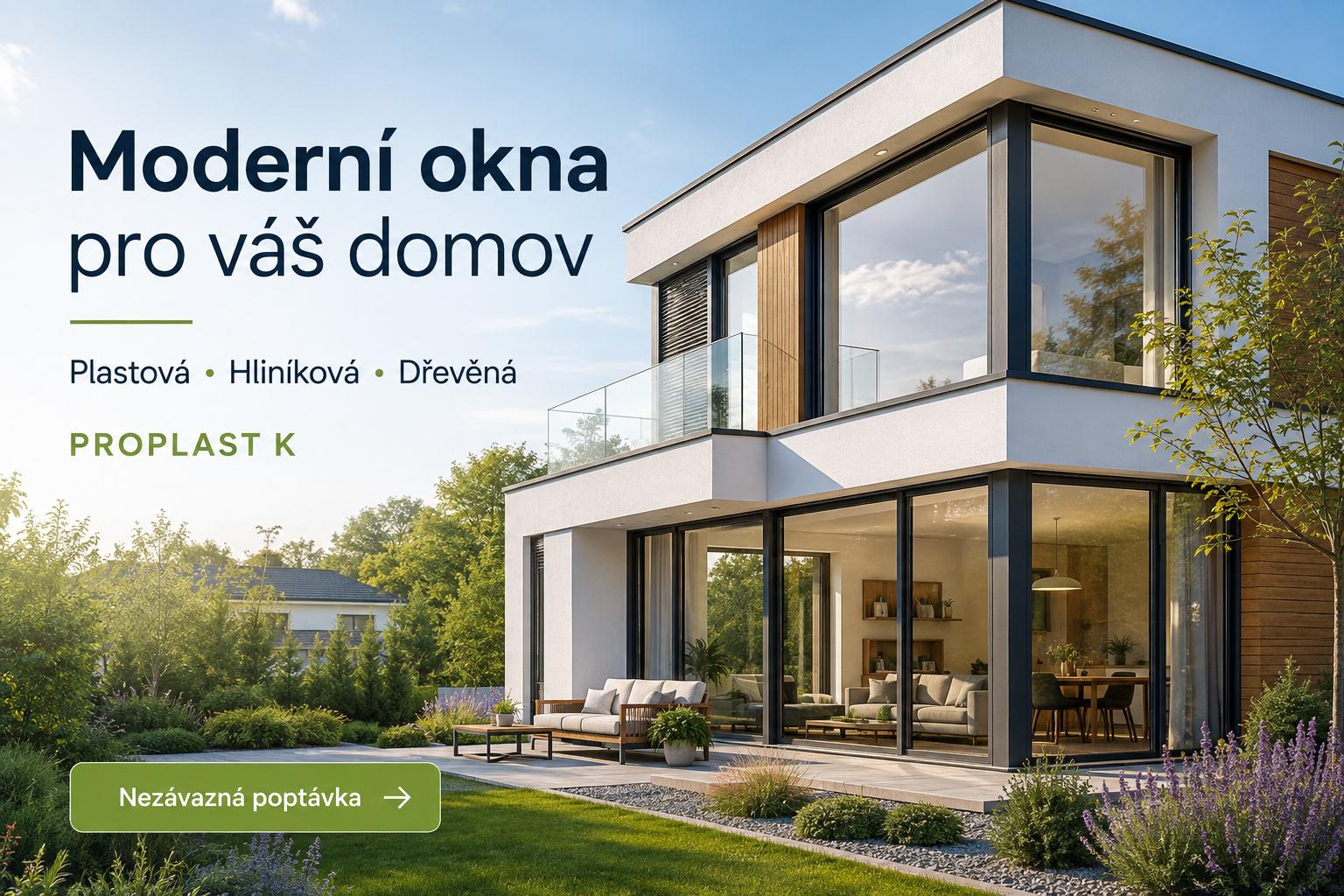 Okna jsou dominantou vašeho domu.