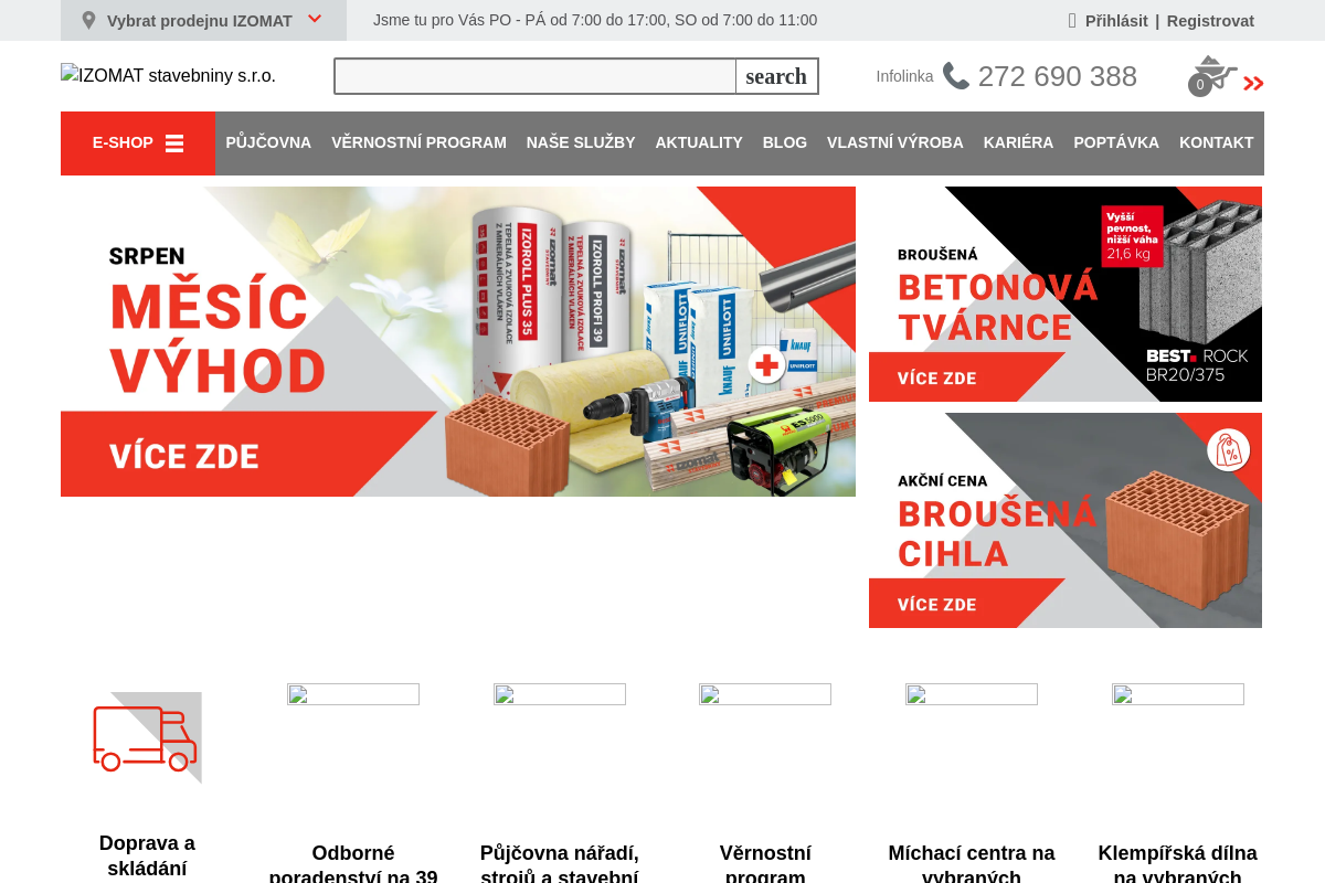 IZOMAT stavebniny