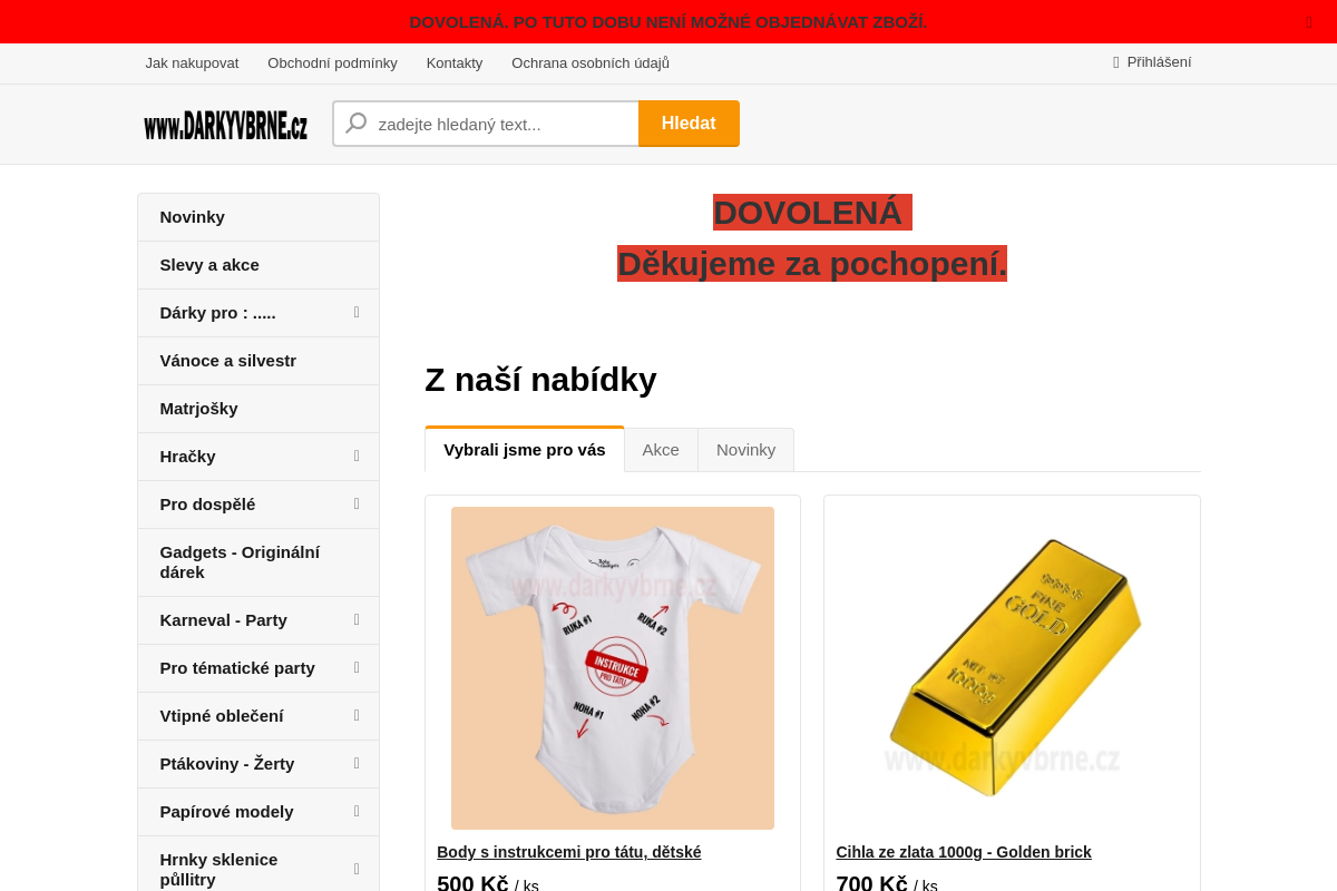 Darkyvbrne.cz