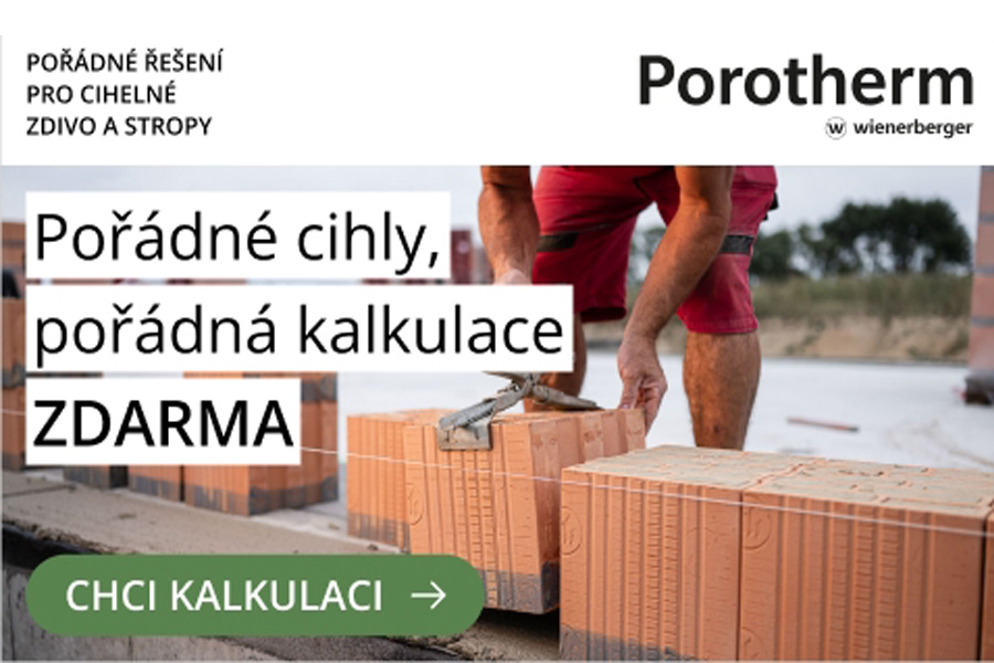 Kalkulace zdiva Porotherm zdarma. Využijte.