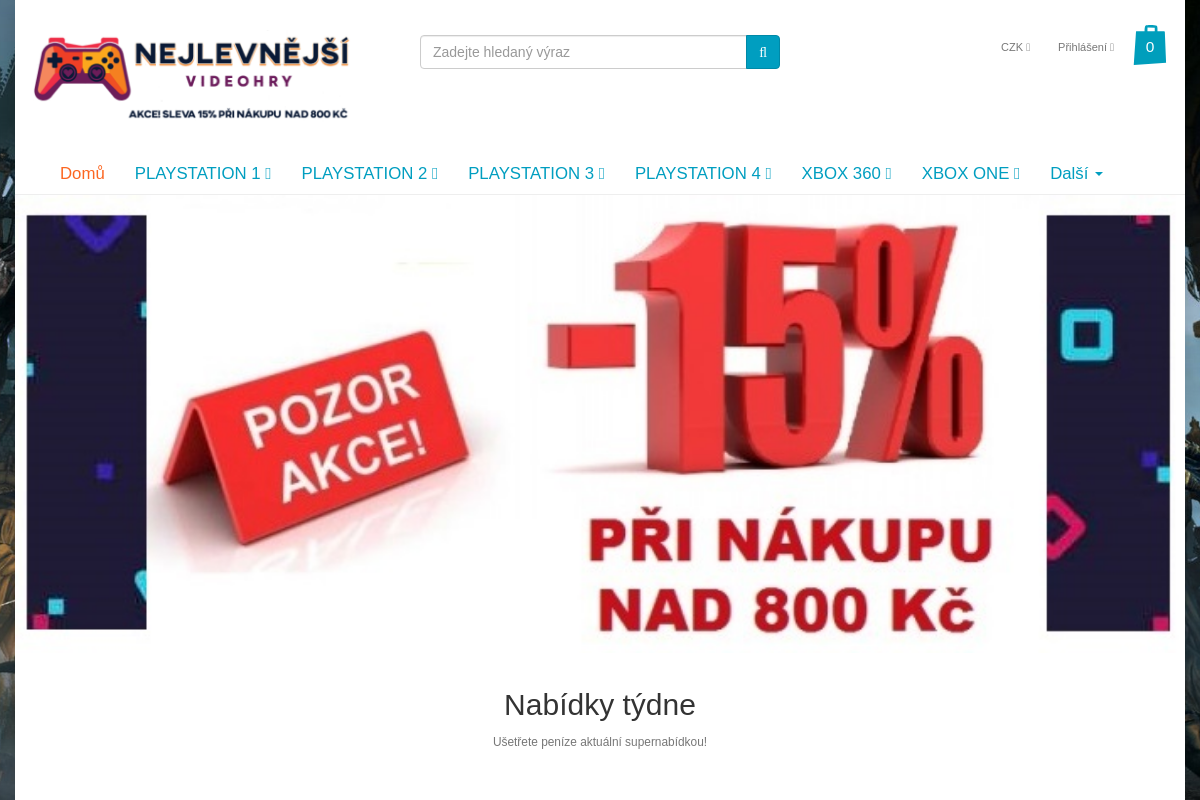 Nejlevnejsivideohry.cz