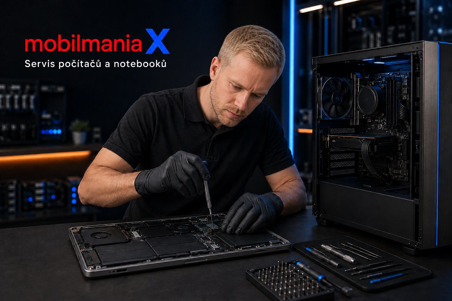 Servis počítačů a notebooků