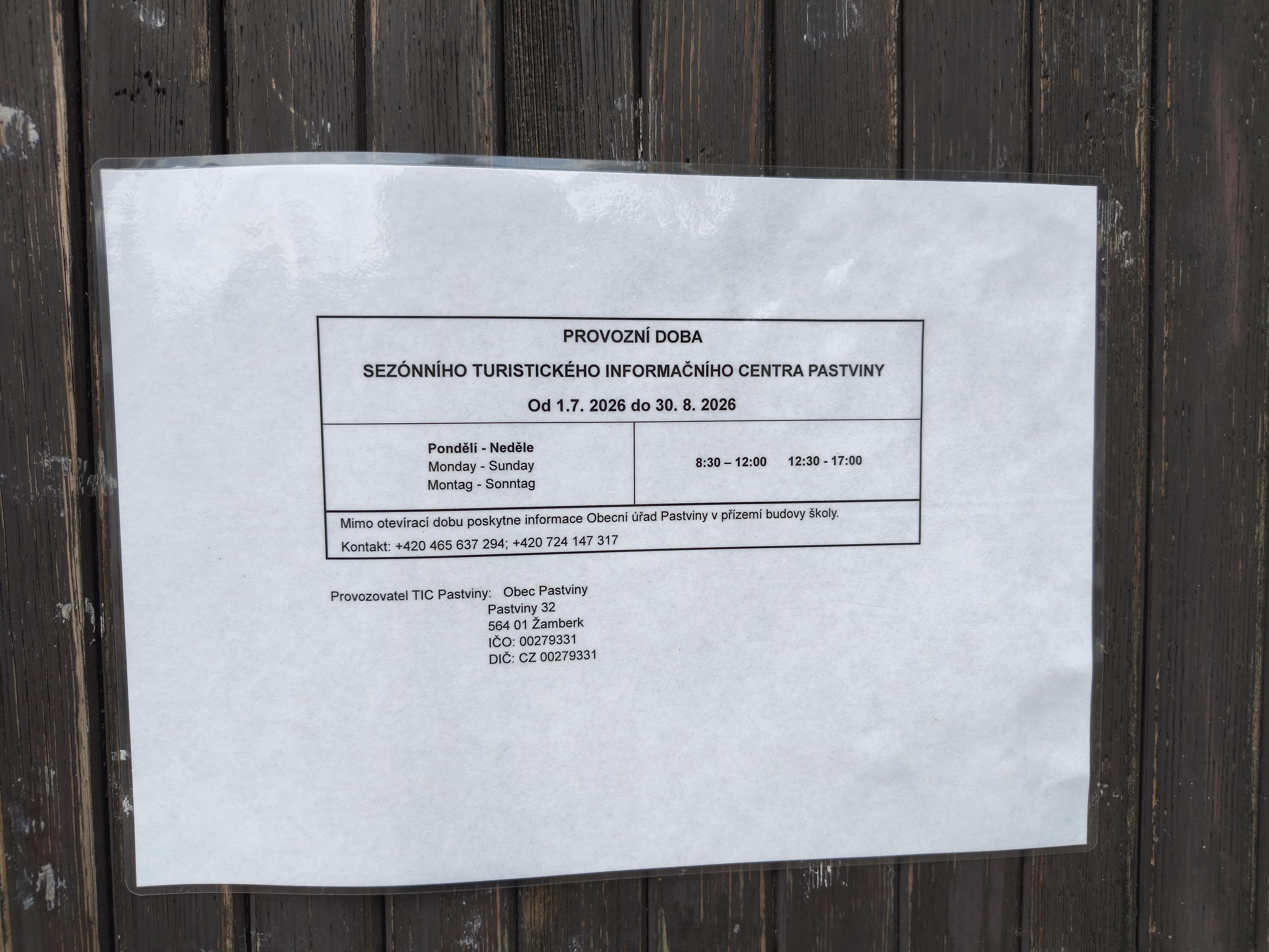 Turistické informační centrum Pastviny foto 4