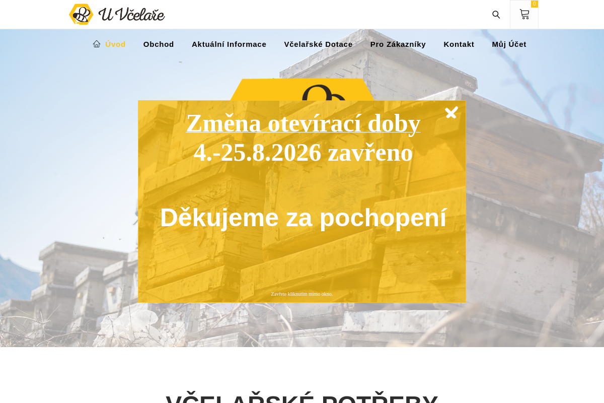 U Včelaře - včelařské potřeby Studénka
