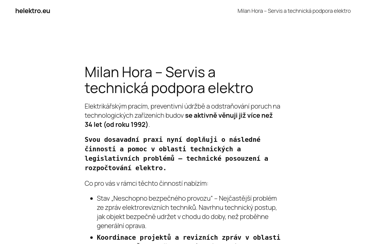 Helektro.eu