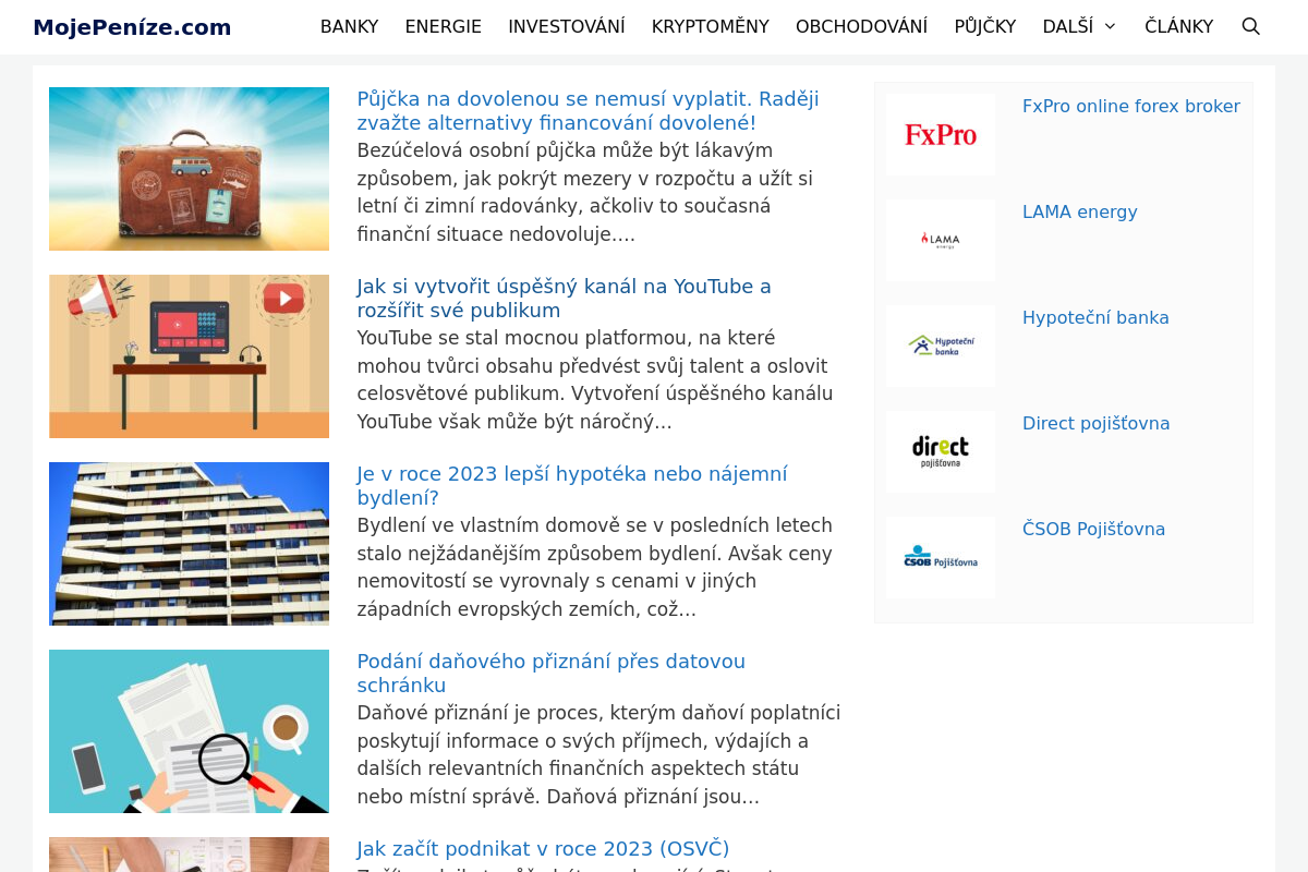 MojePeníze.com