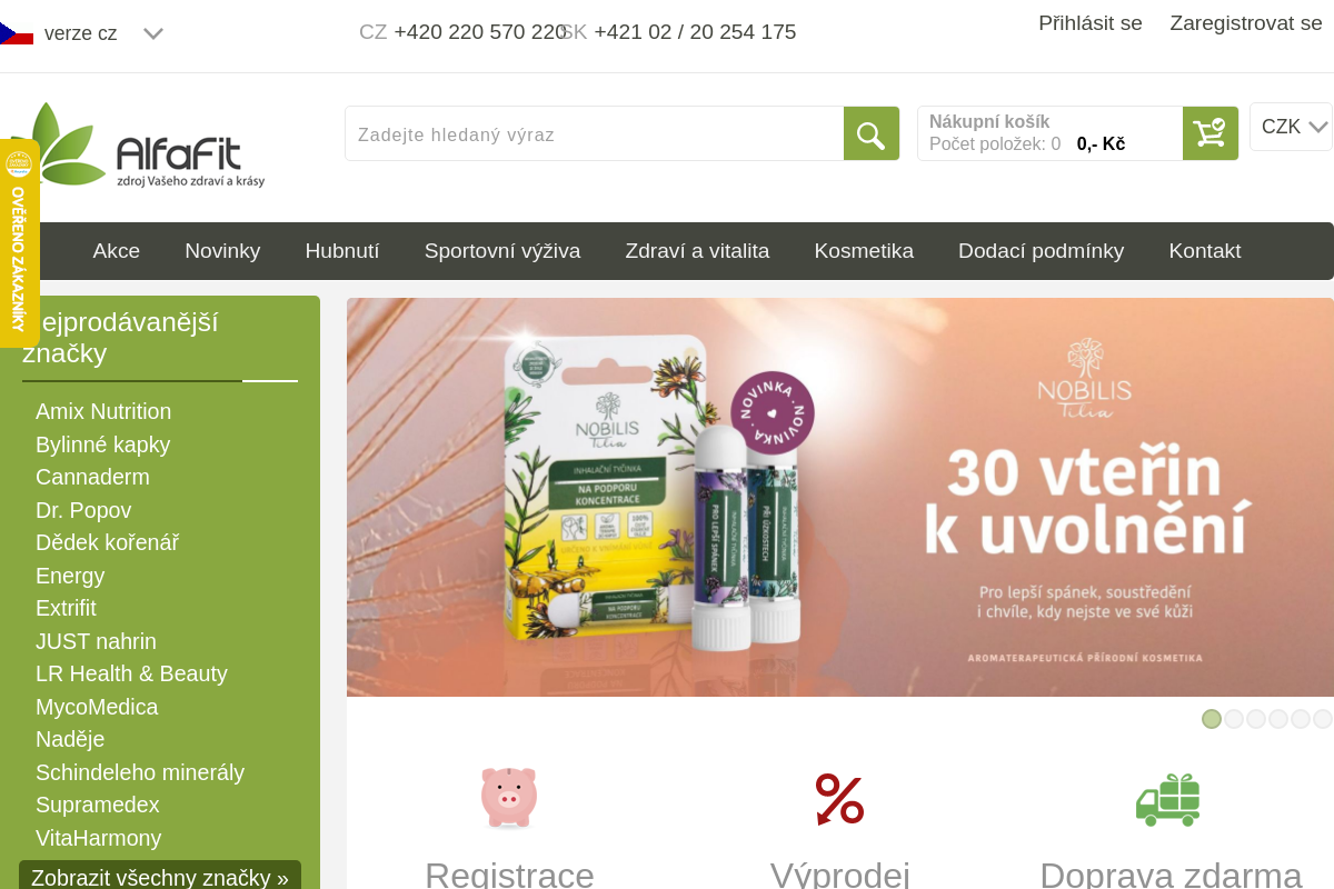 AlfaFIT - zdroj Vašeho zdraví a krásy