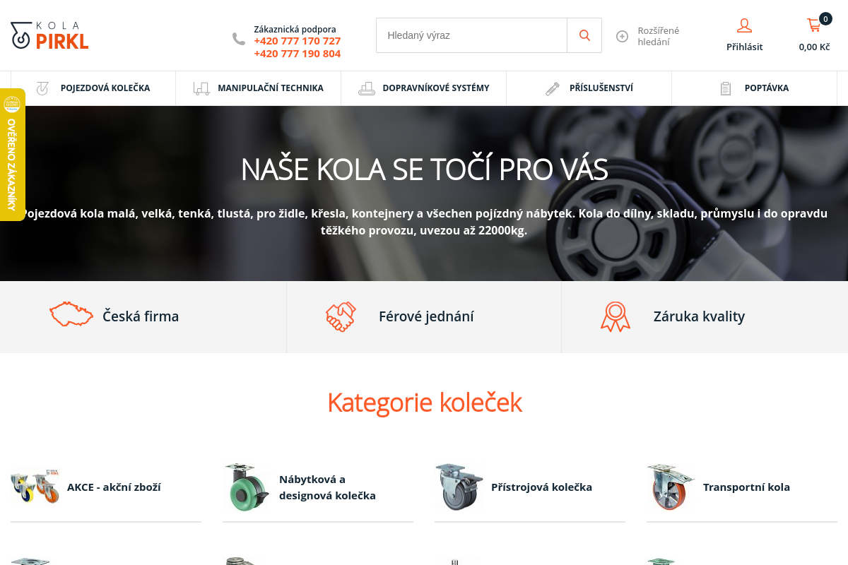 Kola Pirkl - pojezdová kola a železářství foto 1