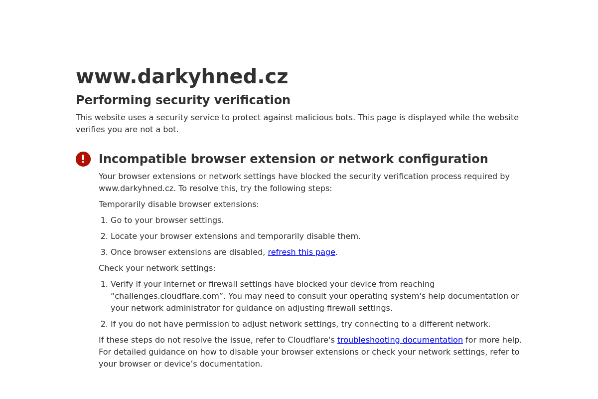 Darkyhned.cz