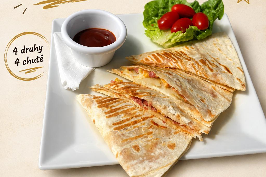 Ochutnejte naši Quesadillu