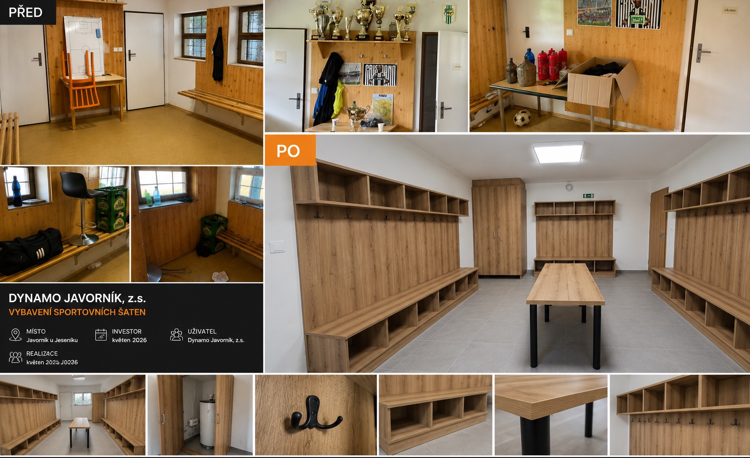STOLZED - sportovní šatny na míru foto 3
