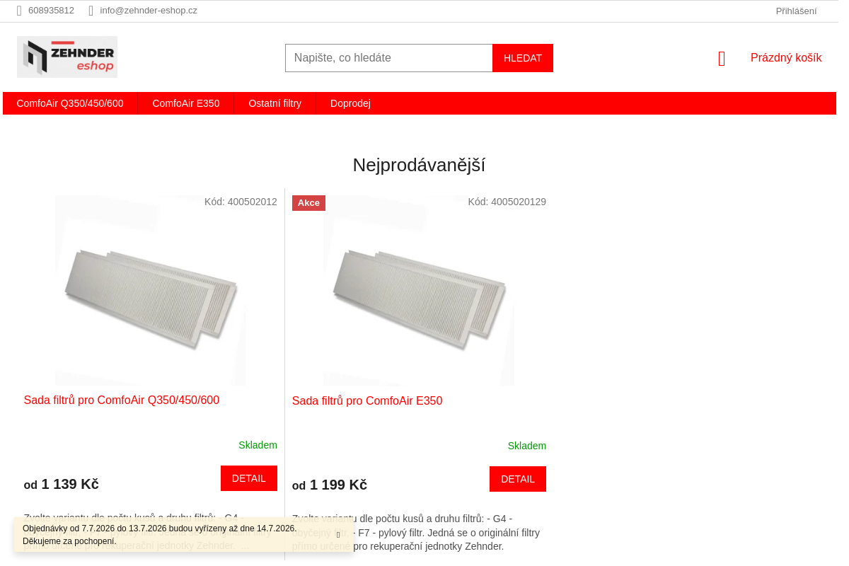 Zehnder-eshop.cz
