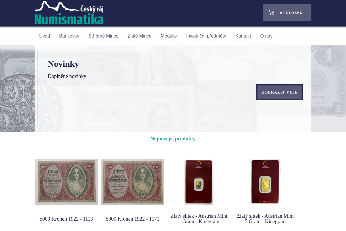 NUMISMATIKA ČESKÝ RÁJ, s.r.o.