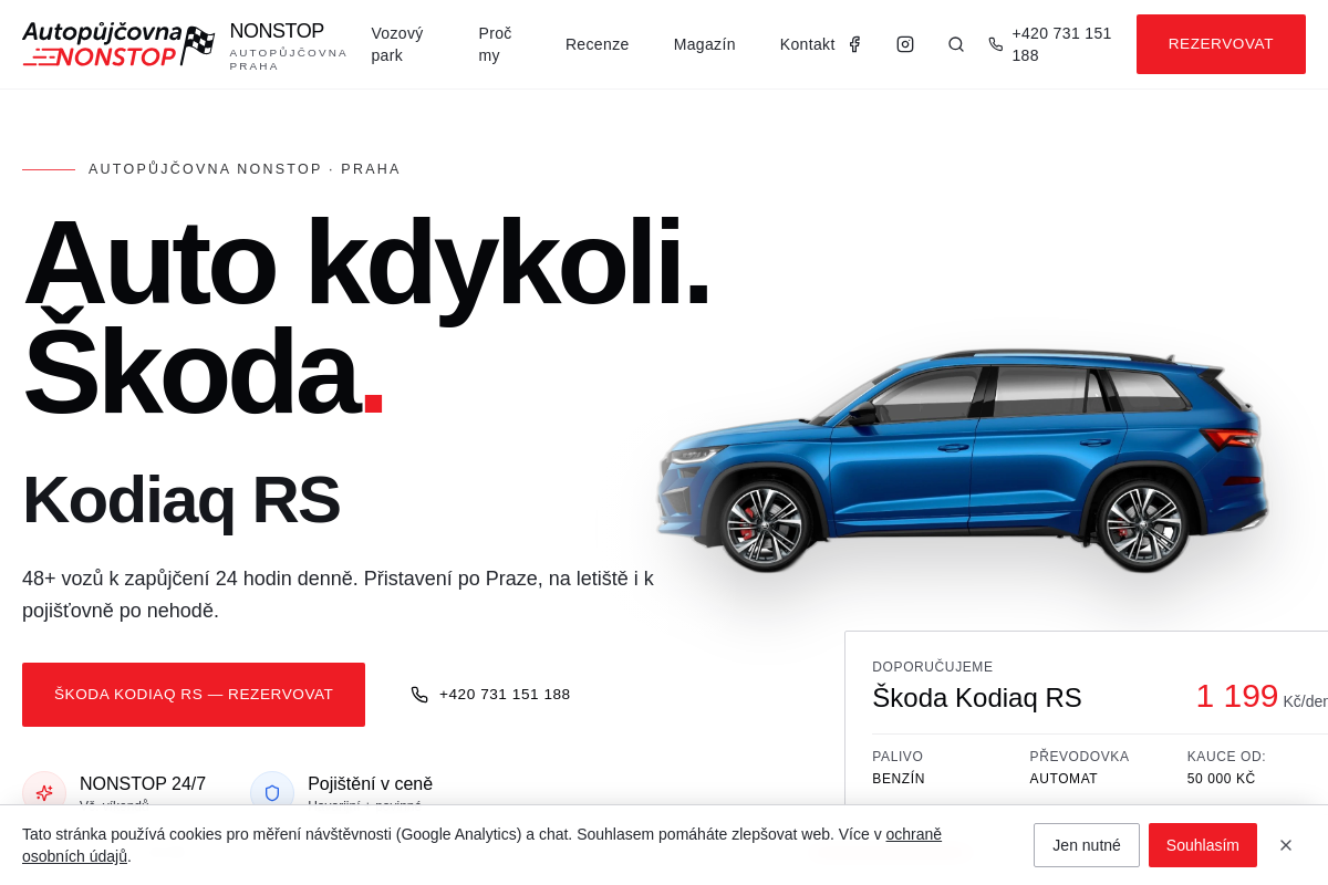 Autopůjčovna NONSTOP