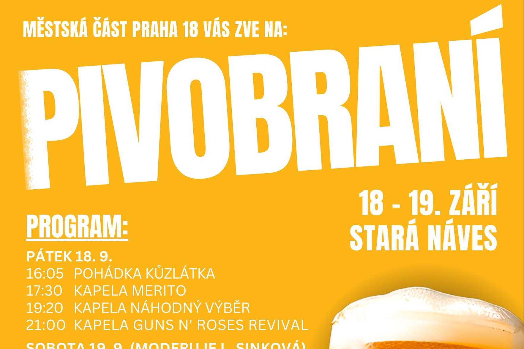 Pivobraní Letňany 2026