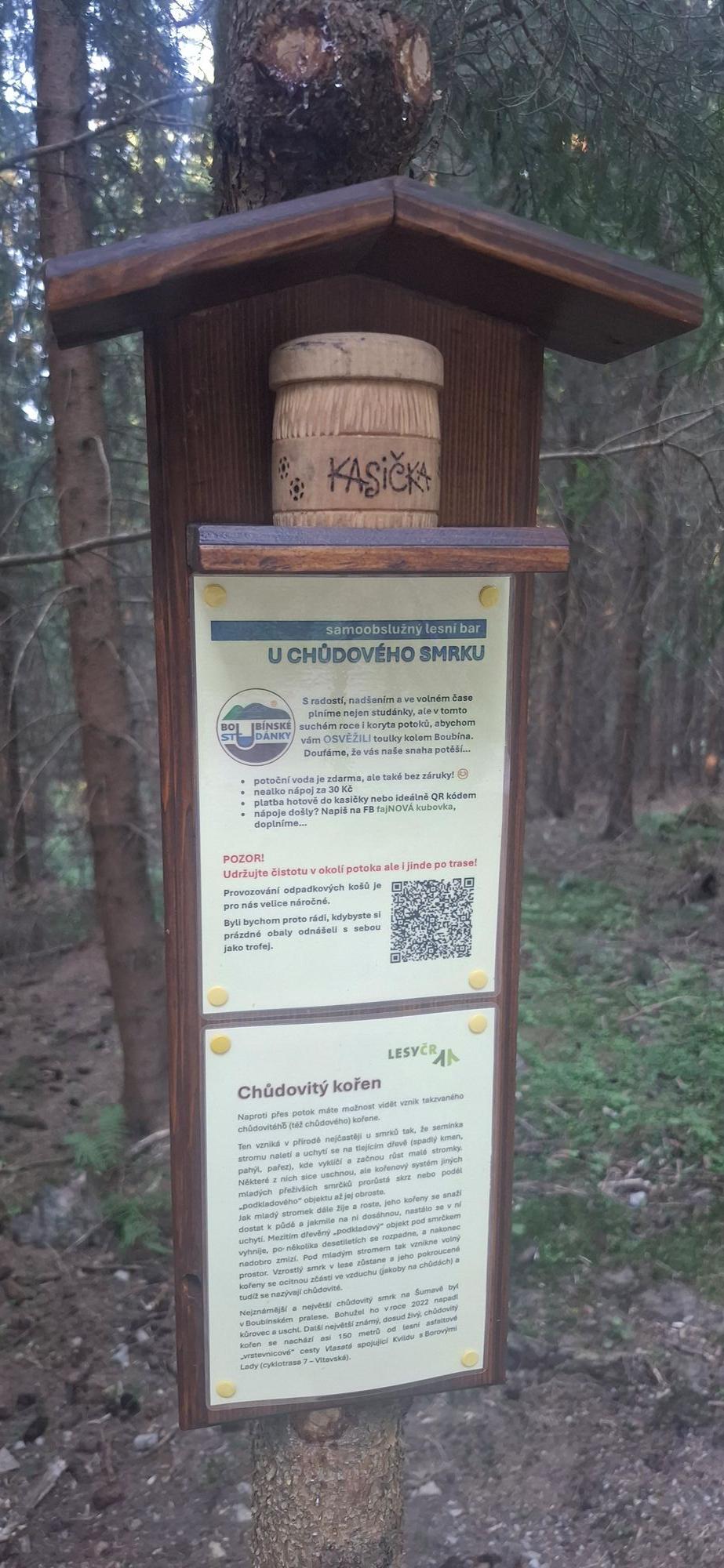 Samoobslužný lesní bar "U chůdového smrku" foto 5