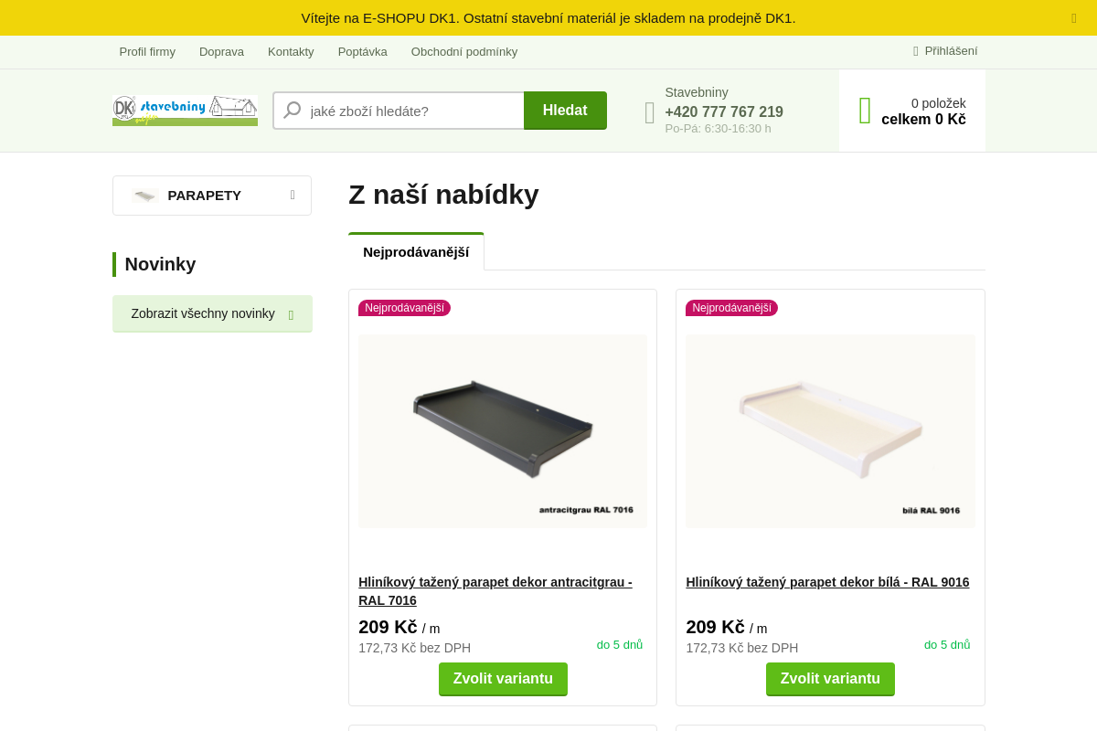 Stavebninydk1.cz - Ing. Daniel Kozel - DK1