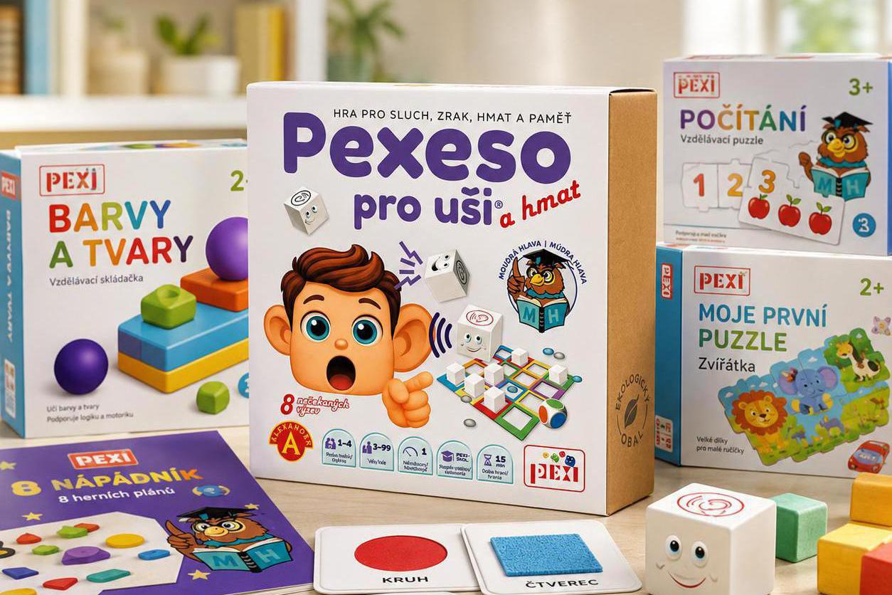 PEXI - distribuce naučných her, pomůcek a tvořivých hmot.