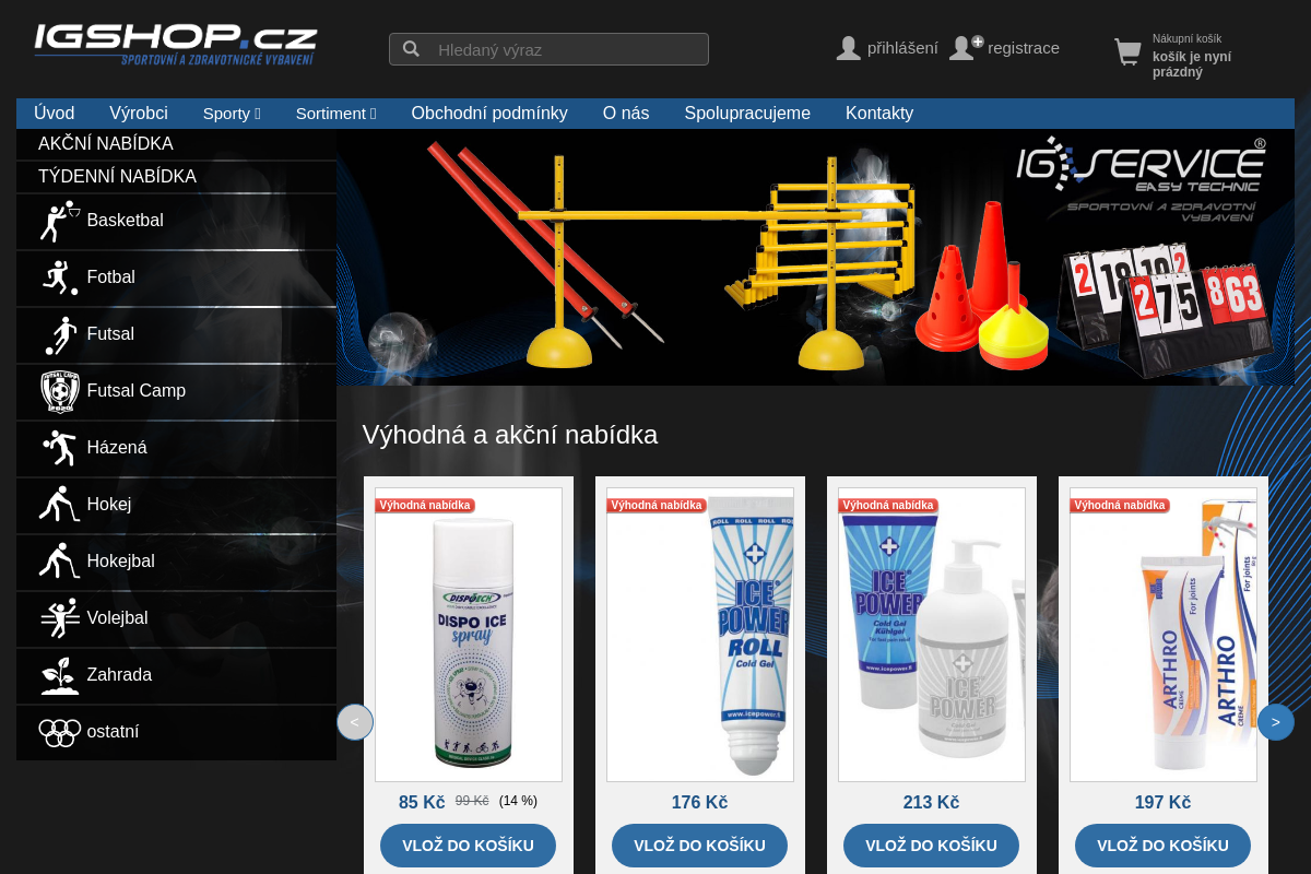 IG SHOP - Sportovní a zdravotnické vybavení