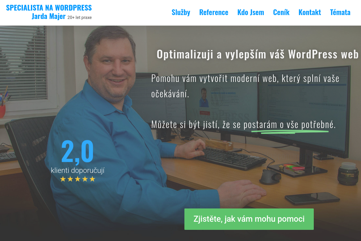 WordPress specialista - Jarda Majer