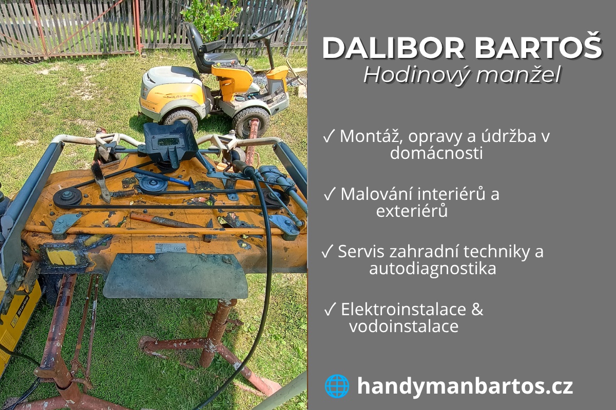 Servis a generální opravy zahradní techniky