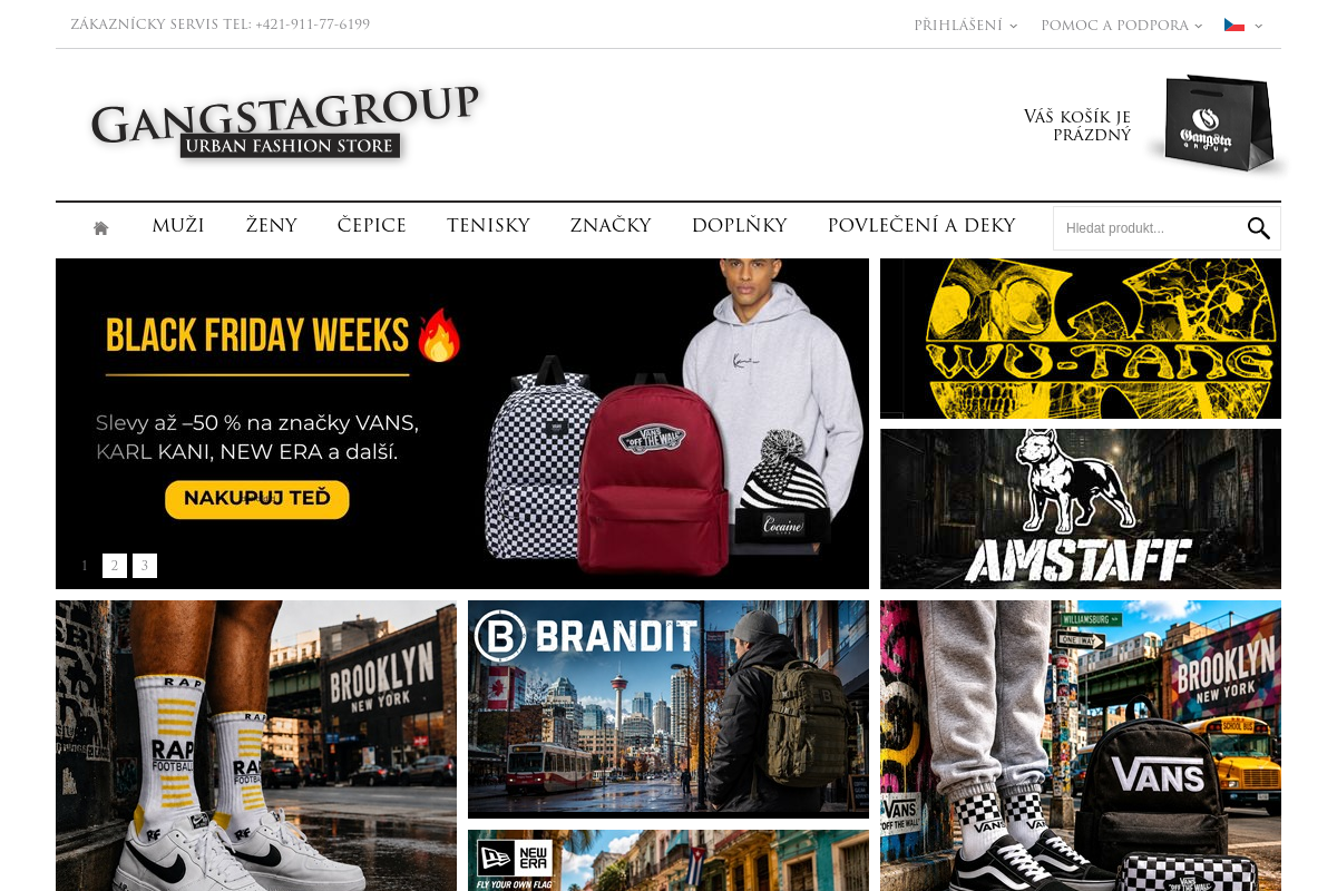 Gangstagroup.cz - URBAN FASHION STORE