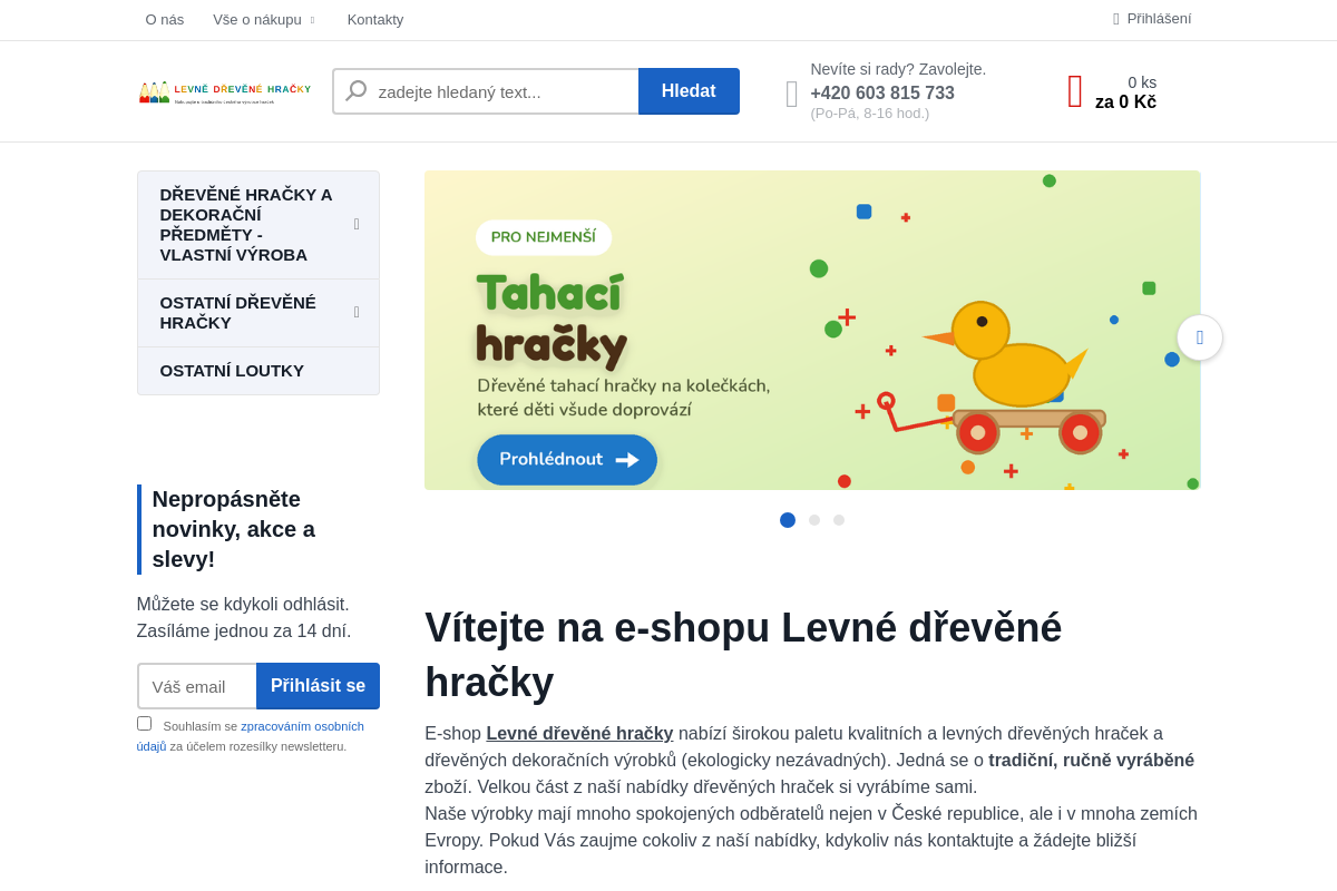 Levnedrevenehracky.cz