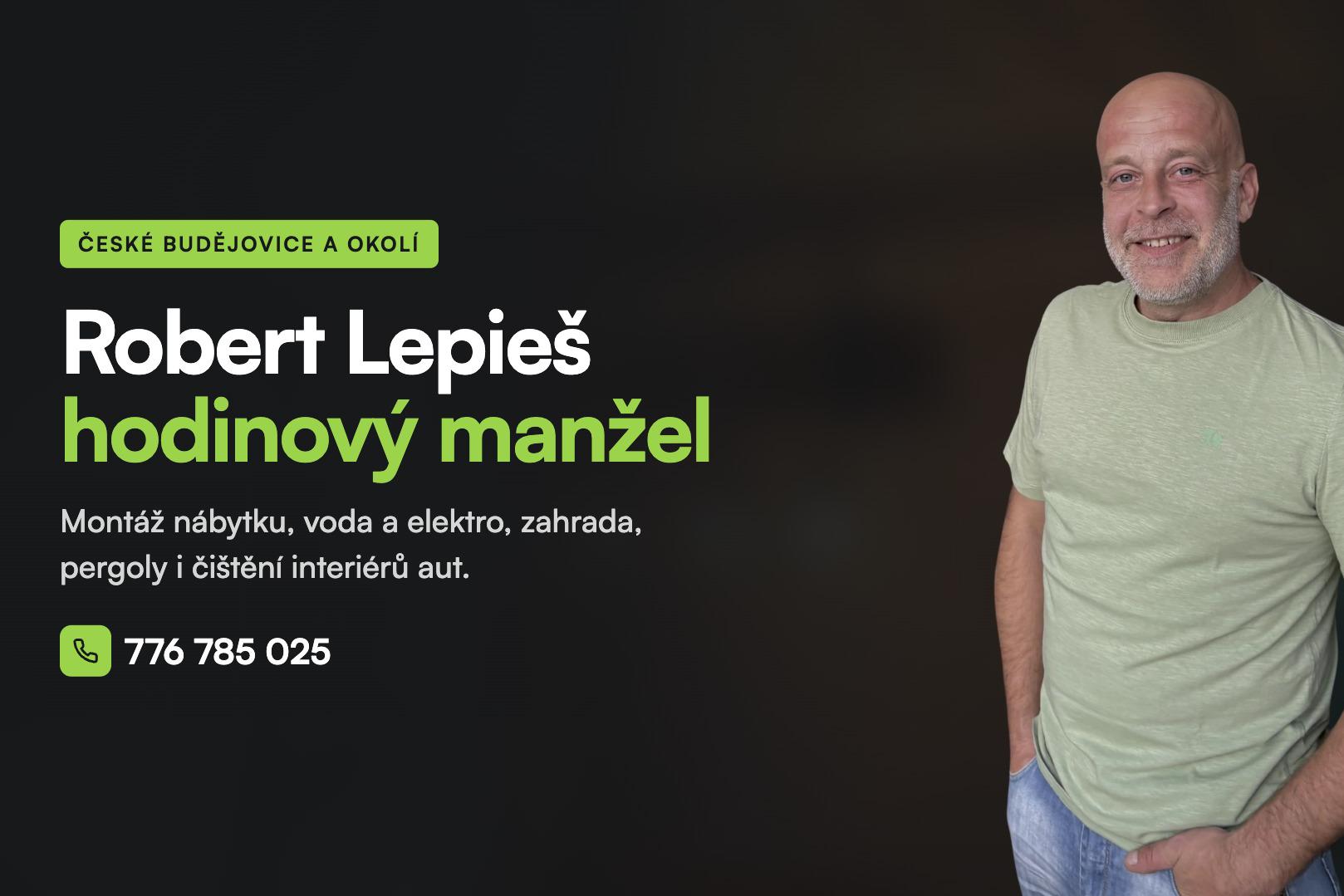 Hodinový manžel Robert Lepieš