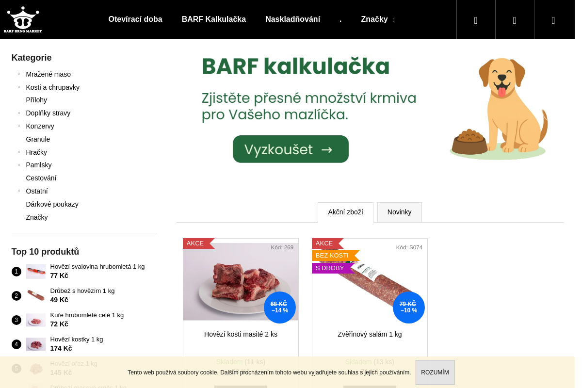 Barf Brno Market