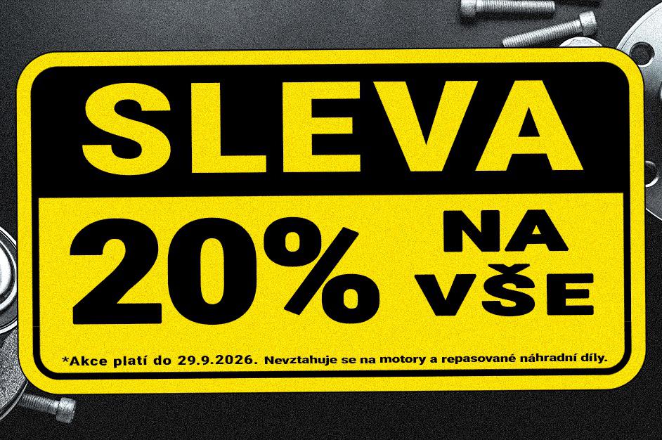 Akce! 20% na vše.