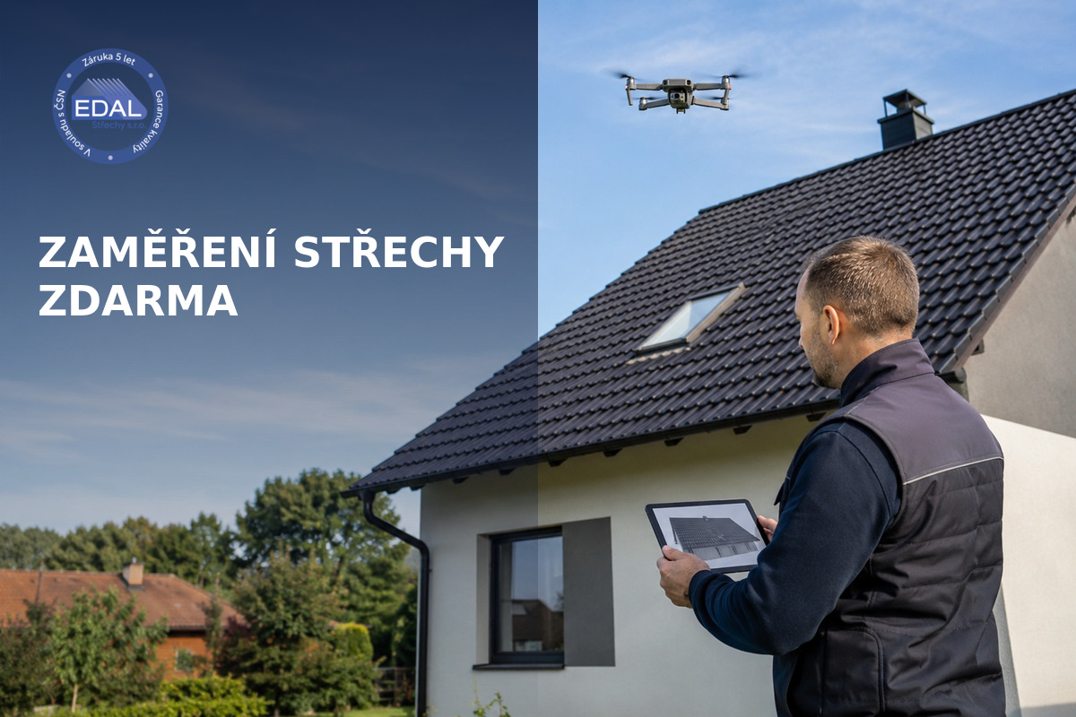 Zaměření střechy zdarma