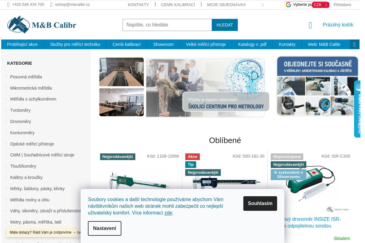 M & B Calibr - Eshop.mbcalibr.cz